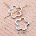 Zawieszki charm przekładka metalowe KWIATEK KORALIK do bransoletek