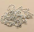 ZAW32 Zawieszki charm metalowe SKRZYDŁO chmurka obłok do bransoletek 10szt