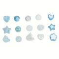 Zestaw BLUE KAWAII koraliki akrylowe NIEBIESKI do biżuterii