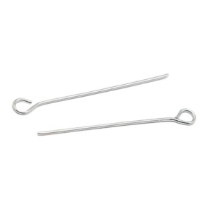 I11 Igły jubilerskie szpilki haczyki 40mm 0,6mm 3g ok.30szt stal nierdzewna