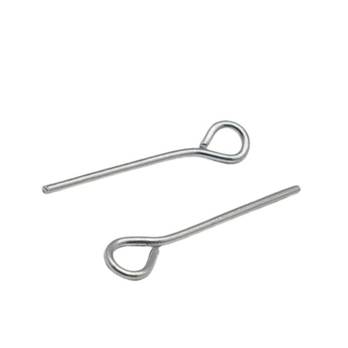 Igły jubilerskie szpilki haczyki 16mm 0,6mm 5g ok.100szt stal nierdzewna