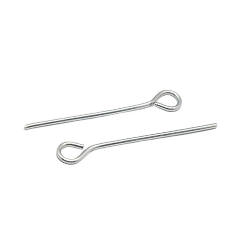 Igły jubilerskie szpilki haczyki 20mm 0,6mm 3g ok.55szt stal nierdzewna