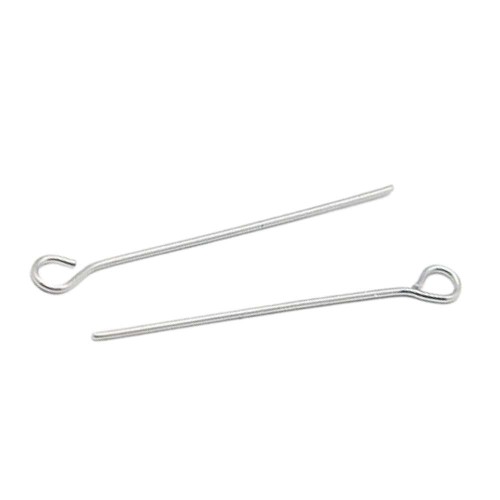 Igły jubilerskie szpilki haczyki 30mm 0,6mm 3g ok.40szt stal nierdzewna