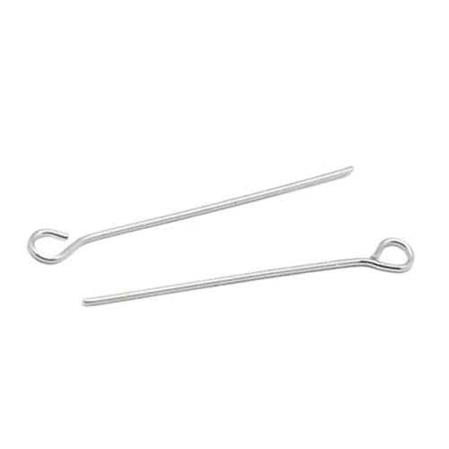 Igły jubilerskie szpilki haczyki 30mm 0,6mm 3g ok.40szt stal nierdzewna