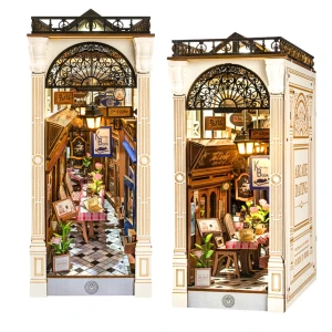 TGB10 Book nook DIY domek ARCADE DATING Randka w Paryżu Rolife osłona przeciwkurzowa
