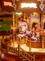 KARUZELA miniaturowa DIY Rolife CLASSIC CAROUSEL Pozytywka MUZYKA Światło