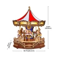 KARUZELA miniaturowa DIY Rolife CLASSIC CAROUSEL Pozytywka MUZYKA Światło