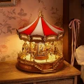 KARUZELA miniaturowa DIY Rolife CLASSIC CAROUSEL Pozytywka MUZYKA Światło