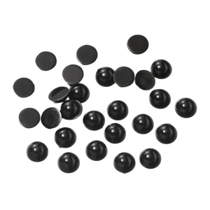 Oczy OCZKA do figurek druku 3D czarne rękodzieło mini kaboszon półperły 4mm 300szt