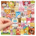 Naklejki STICKER WLEPY PRZEZROCZYSTE KOREAŃSKIE przekąski kawaii