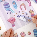 Naklejki 3D DIY z TIKTOK roombox zestaw 4 pakiety
