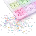Koraliki rocaille szklane drobne PASTELOWE KOLORY 3,5mm 5250szt kaseta
