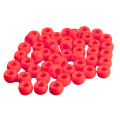 Koraliki oponki kandi 9mm warkoczyki pony bead pomarańczowe