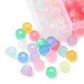Zestaw koralików kandi oponki akryl 9mm pony beads pastelowe