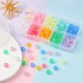 Zestaw koralików kandi oponki akryl 9mm pony beads pastelowe