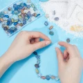 Koraliki szklane opalizujące MORSKIE OCEAN rybka rozgwiazda muszla