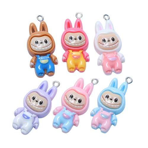 Zawieszka akrylowa Labubu królik BUNNY miks 5szt