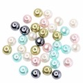 Koraliki kulki kule szklane 8mm PEREŁKI perły MIX pastelowe