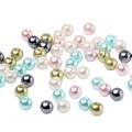 Koraliki kulki kule szklane 8mm PEREŁKI perły MIX pastelowe