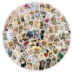 W236 Naklejki STICKER BOMB WLEPY wlepki KOTY kotki zabawne kotek 100szt