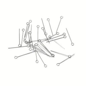 I16 Igły jubilerskie szpilki haczyki 20mm 0,6mm 50szt stal nierdzewna
