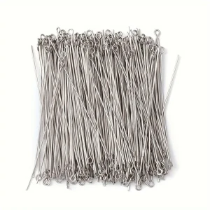 I17 Igły jubilerskie szpilki haczyki 65mm 0,7mm 20szt stal nierdzewna