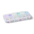 Koraliki rocaille 6/0 szklane drobne matowe PASTELOWE KOLORY 3mm 480szt kasetka